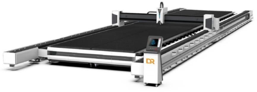 GROUND RALL LASER CUTTING MACHINE
